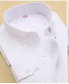 

2023HOT 2023HOT Spring and autumn new youth long sleeve shirt pure color twill men long sleeve white shirt