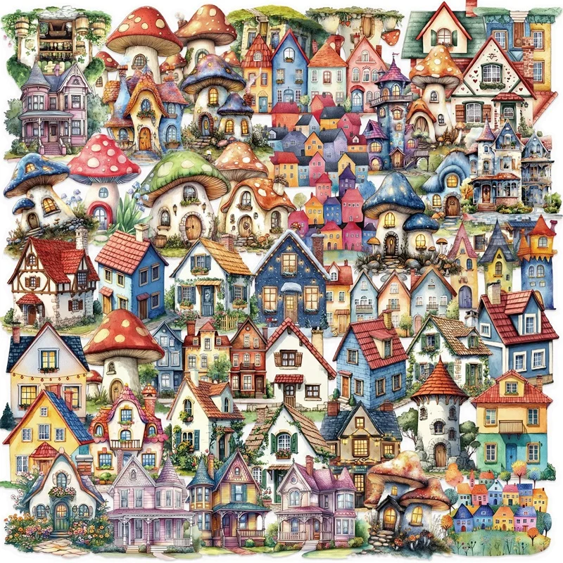 

Kawaii Fairy Tale Castle ПЭТ стикеры
