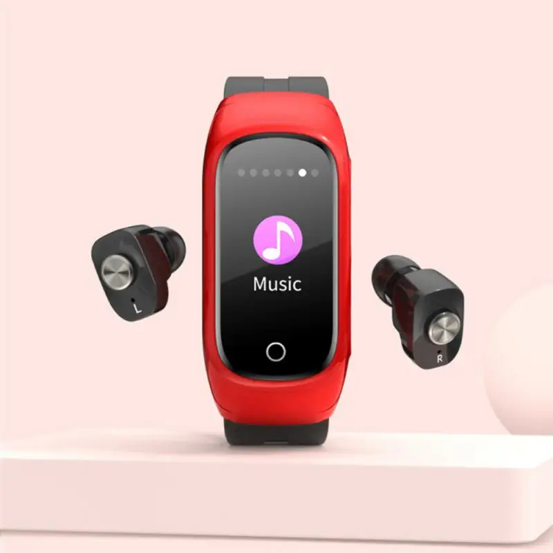 

Sports Smartwatch For Men Women 0.96 Inch 2 In 1 Smart Watch Fitness Tracker Smart Bracelet Blood Pressure Sleep Monitor