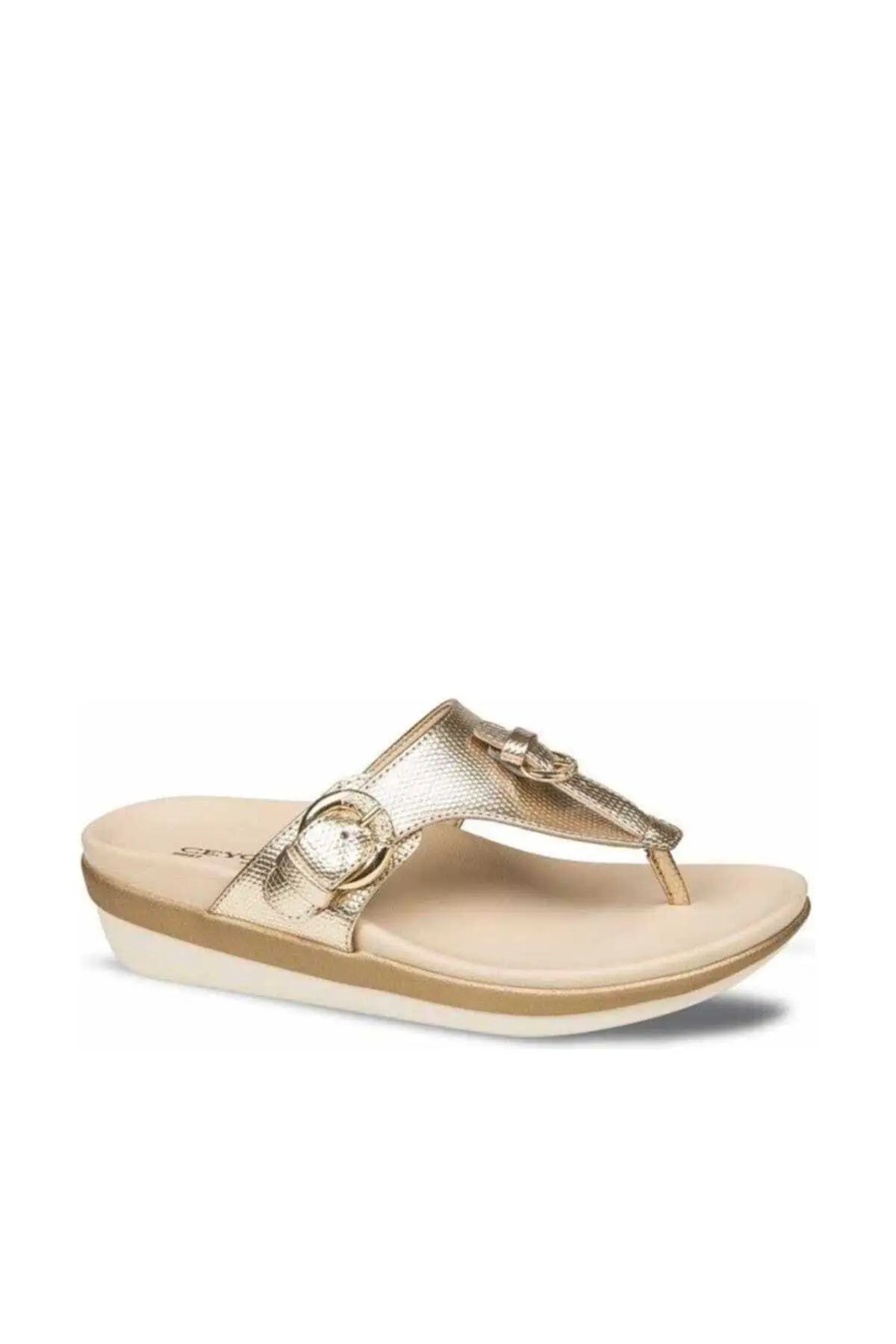 

Women's Yellow Orthopedic Heels Thong Slippers 9941-4