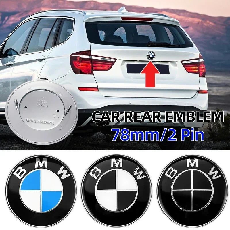 1 шт. 78 мм 51141970248 Автомобильная эмблема заднего багажника логотип значок стильные