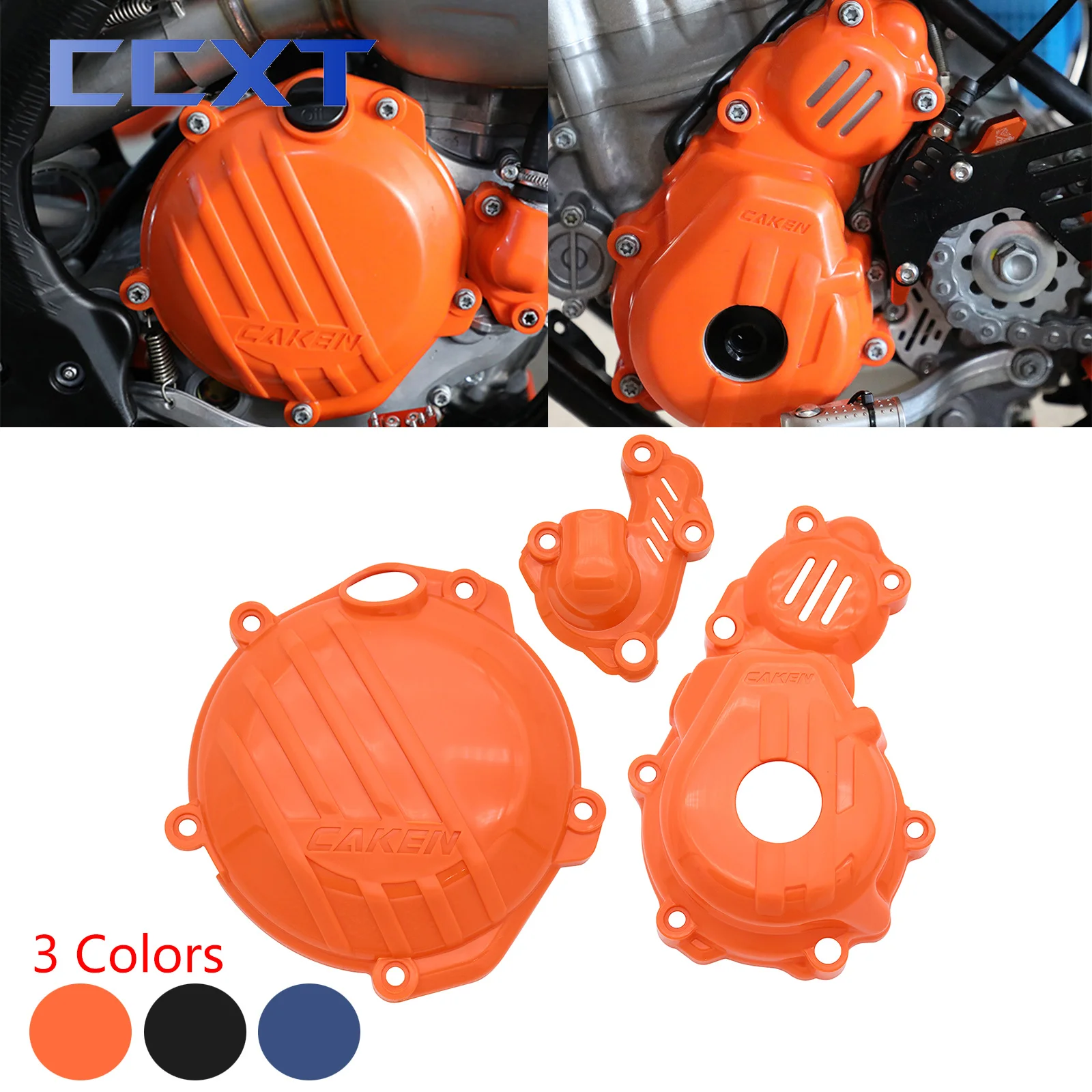 

Motorcycle Clutch Guard Ignition Water Pump Cover Protector For KTM XCF250 XCF350 SXF250 SXF350 2016-2021 250EXCF 350EXCF Parts