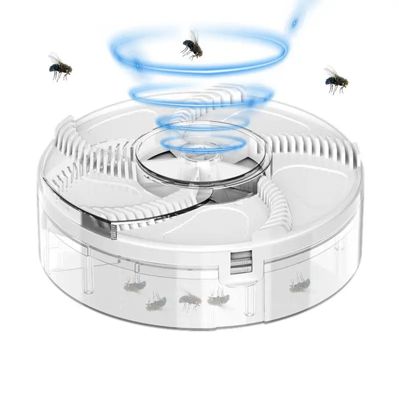 

Fly Trap Indoor Electric USB Rechargeable Rotating Automatic Flycatcher Rotating Traps Fly Reject Control Catcher Automatic