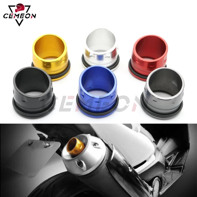 

Motorcycle exhaust pipe decorative cover Exhaust nozzle cover Exhaust plug For Yamaha TMAX500 TMAX530 T-MAX 500 530 XP 2012-2016