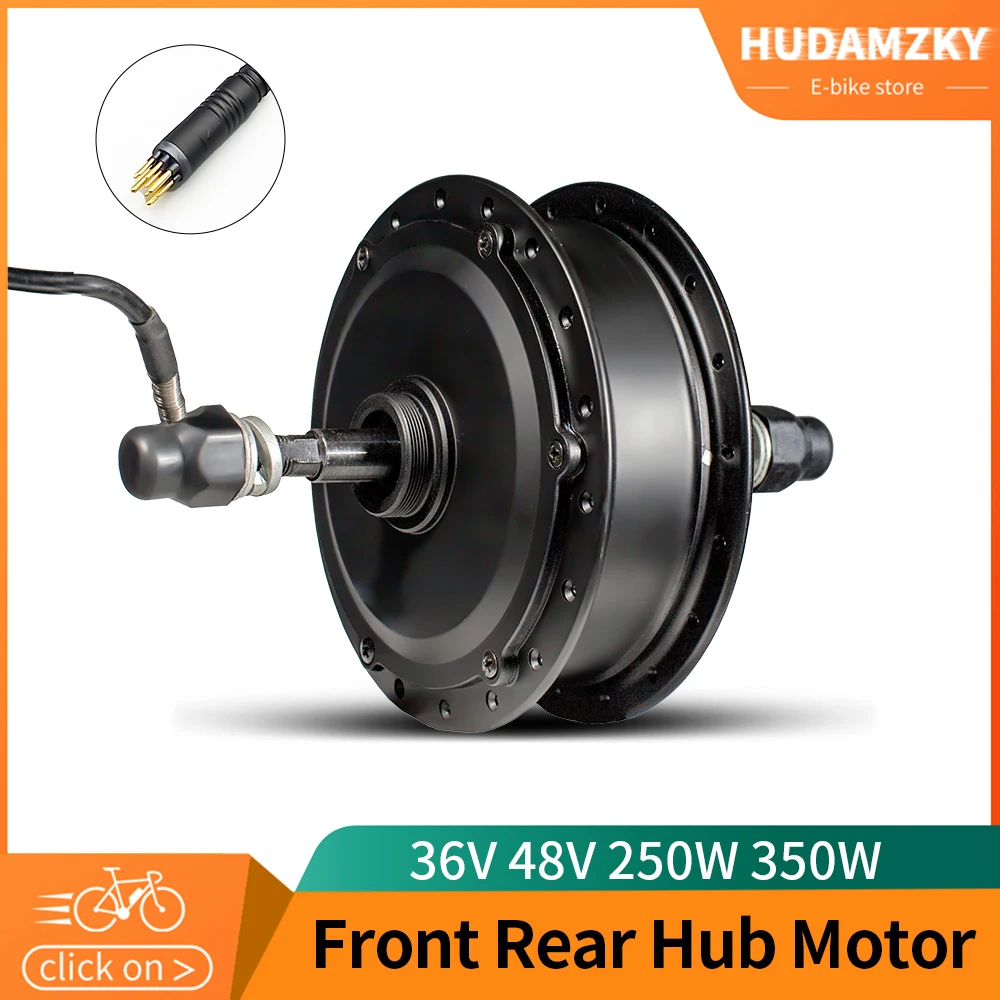 

Ebike Brushless Geared Hub Motor with Waterproof 9 Pin Connector Use for 36V/48V 250W 350W 500W Electric Moutain Bicycle Motor