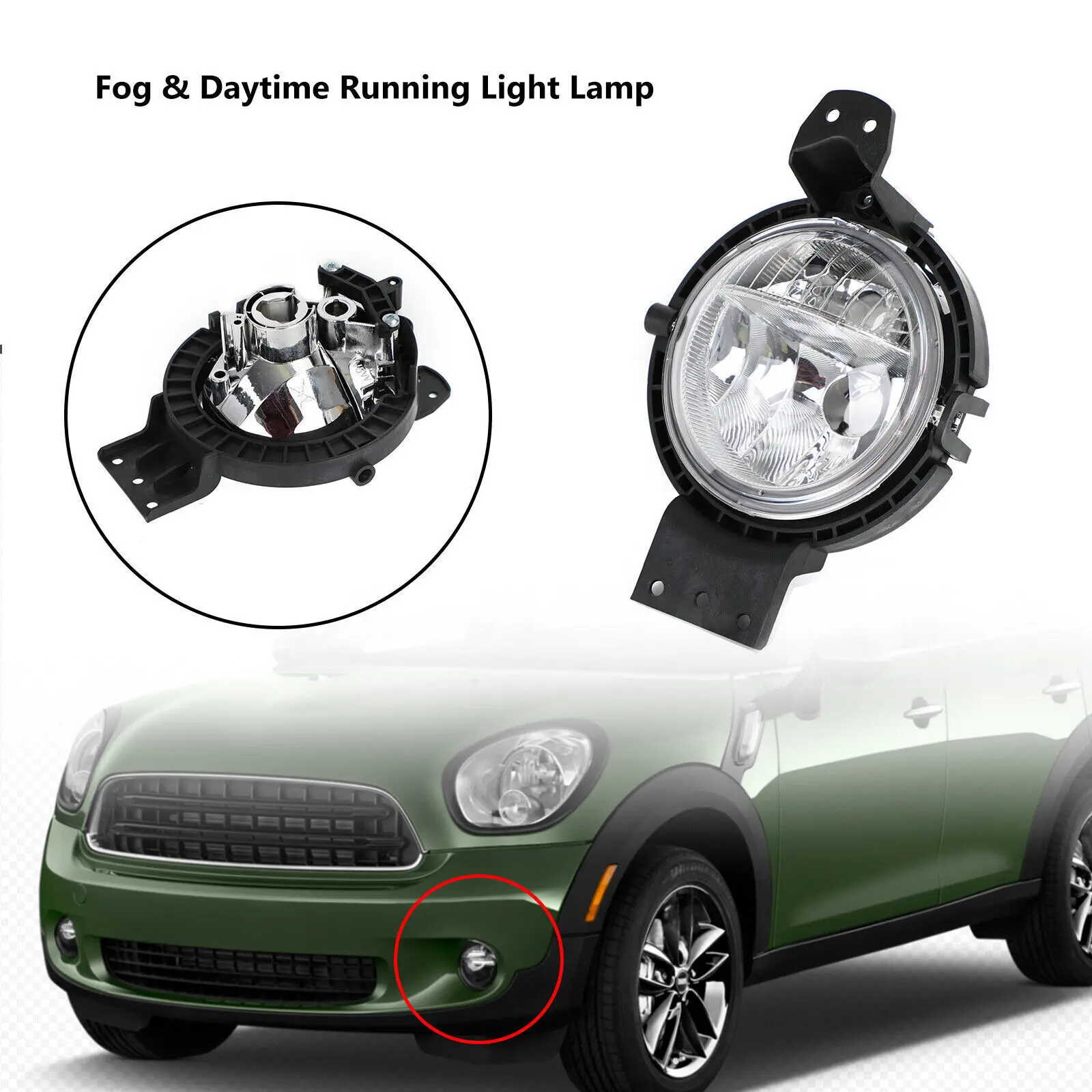 на 2011-2016 BMW Mini Cooper Countryman(R60) Paceman(R61) передний бампер противотуманная фара крышка