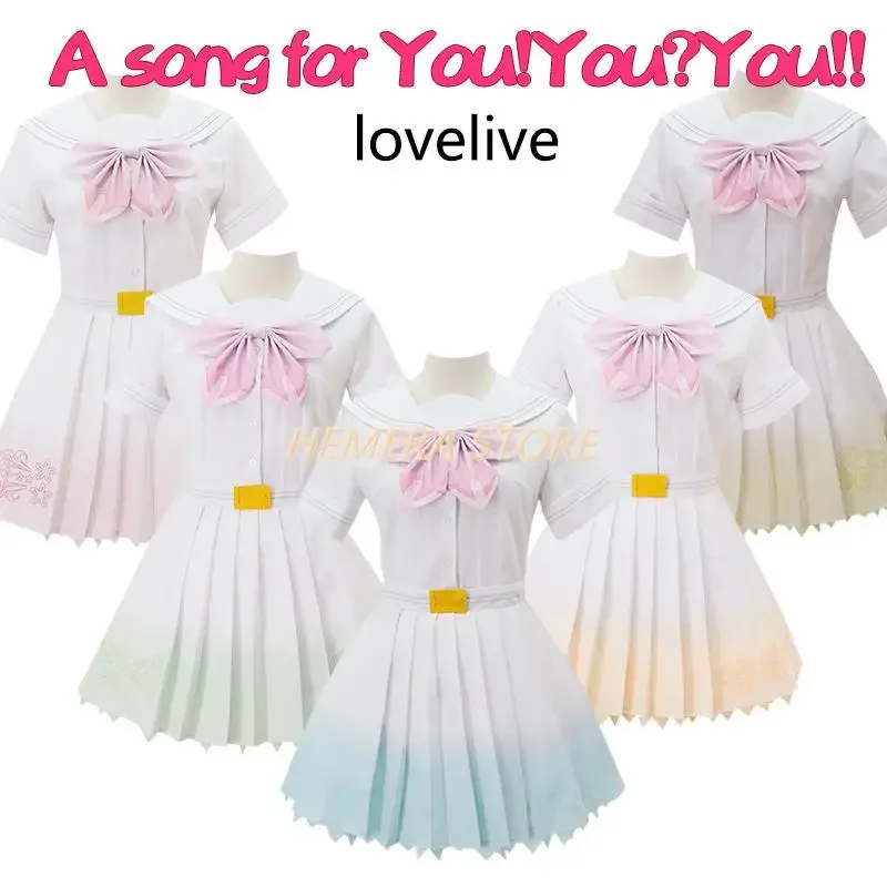 Lovelive Косплей Костюм μ's 8th A song for You Love live Котори Хонка Уми Нико Рин Женская
