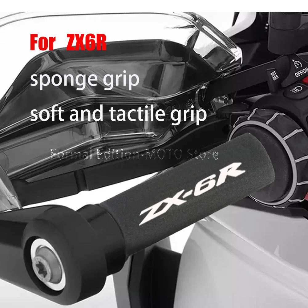 

For Kawasaki ZX6R Motorcycle Grip Cover 27mm Soft touch Motorcycle Sponge Grip