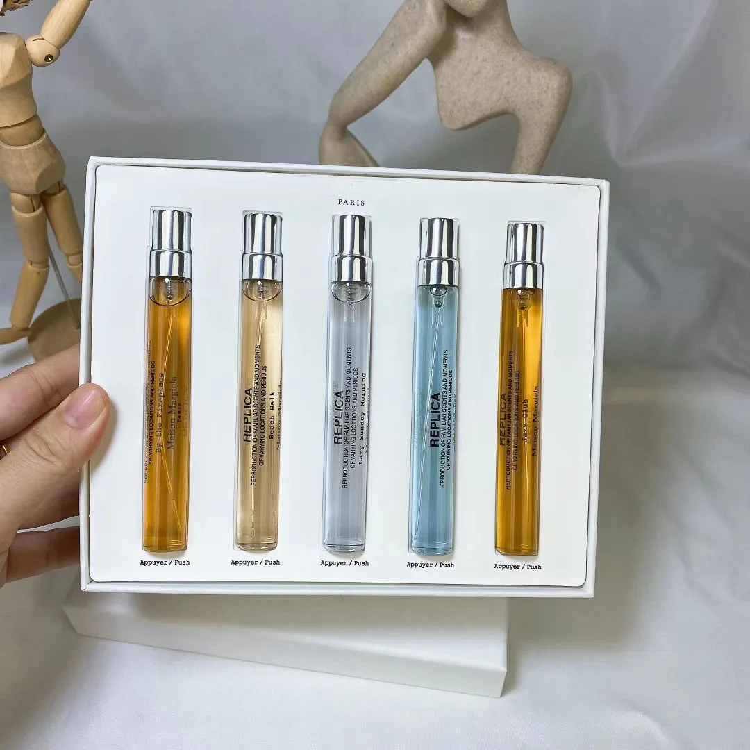 

High quality brand women perfume tube mini set floral long lasting natural taste with atomizer for men fragrances