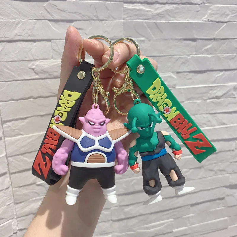 

Anime Dragon Ball Son Goku Bag Cartoon Lovers Keychain Cute Pendant Wholesale Key Chain Creative Keyring Fashion Children Gift
