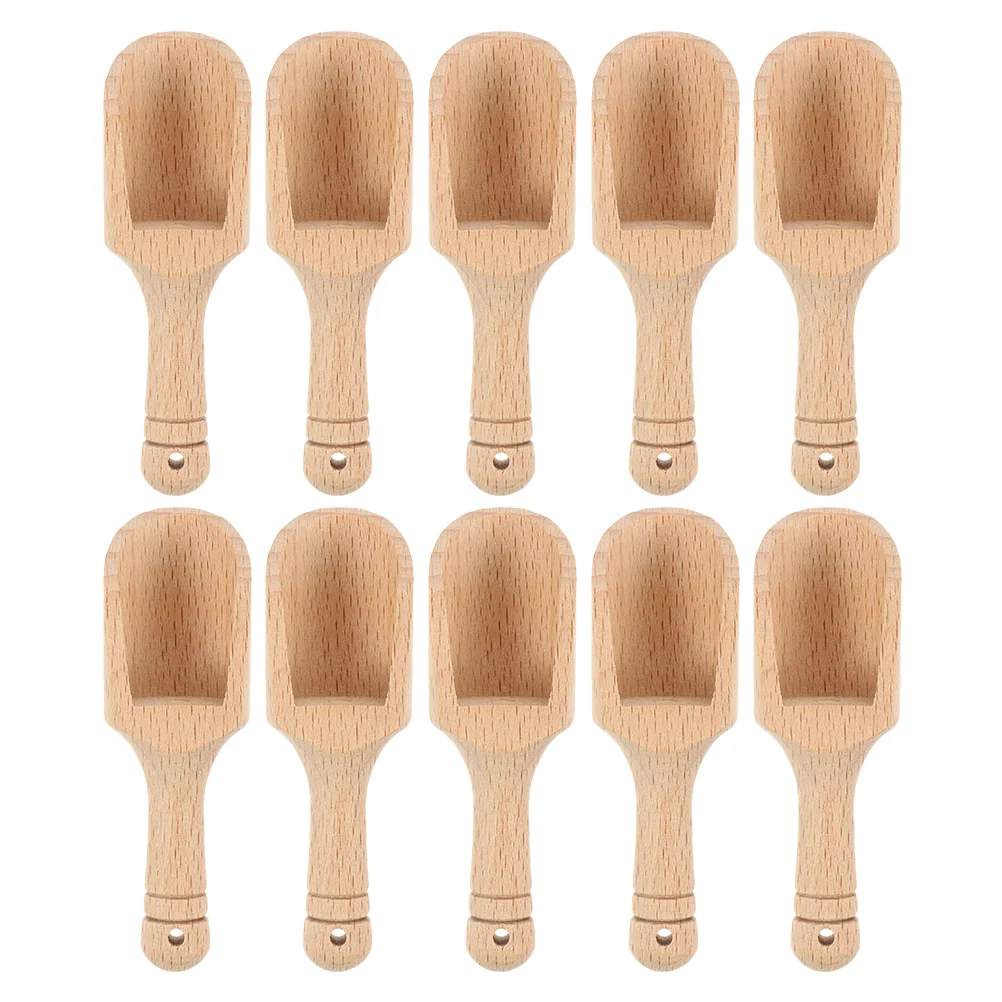 

Wooden Spoons Mini Spoon Salt Wood Scoop Scoops Seasoning Coffee Scooper Teaspoons Honey Kitchen Sugar Utensils Bath Nut Tea