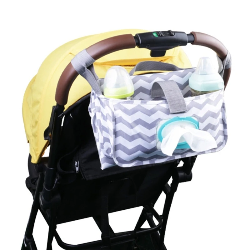 

Lightweight Stroller Wet Wipes Holder Handy Storage Bag Newborn Nappy Changing Mat Bottle Holder Practical Storage Bag A2UB
