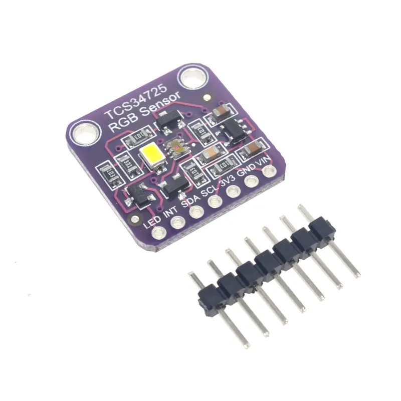 

Цветной датчик RGB TCS34725 с ИК-фильтром и белым светодиодом для UNO R3