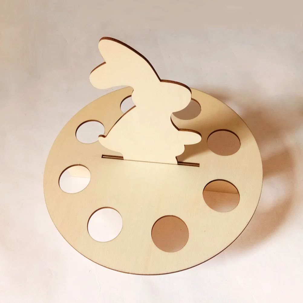 

Colorful Egg Rack Creative Rabbit Shape Decor Egg Rack for Home Party Store
