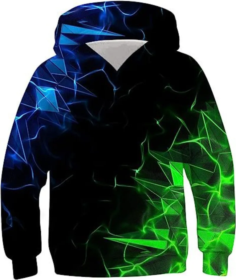 

New Women Men Hoodie Sweatshirts Long Sleeve 3D Print Streetwear With Pockets Rock Punk Vintage Clothes Female Sweatshirt Y2k