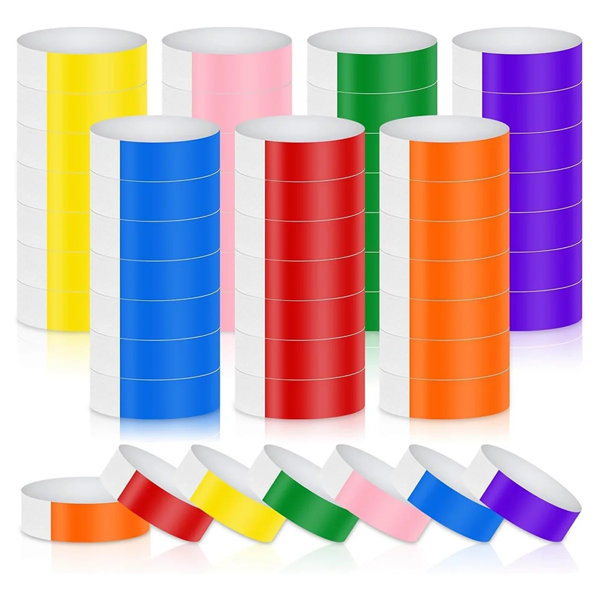 Браслеты для мероприятий Цвета - 700 штук Неоновые браслеты Водонепроницаемые