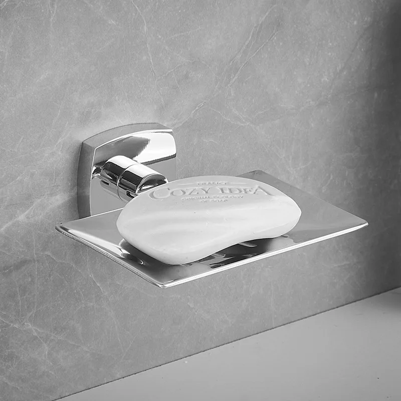 

Stainless Steel Soap Dish Holder Wall Mounted Soap Sponge Holder for Kitchen Soap Holder Bathroom Organizer Metal Soap Holder