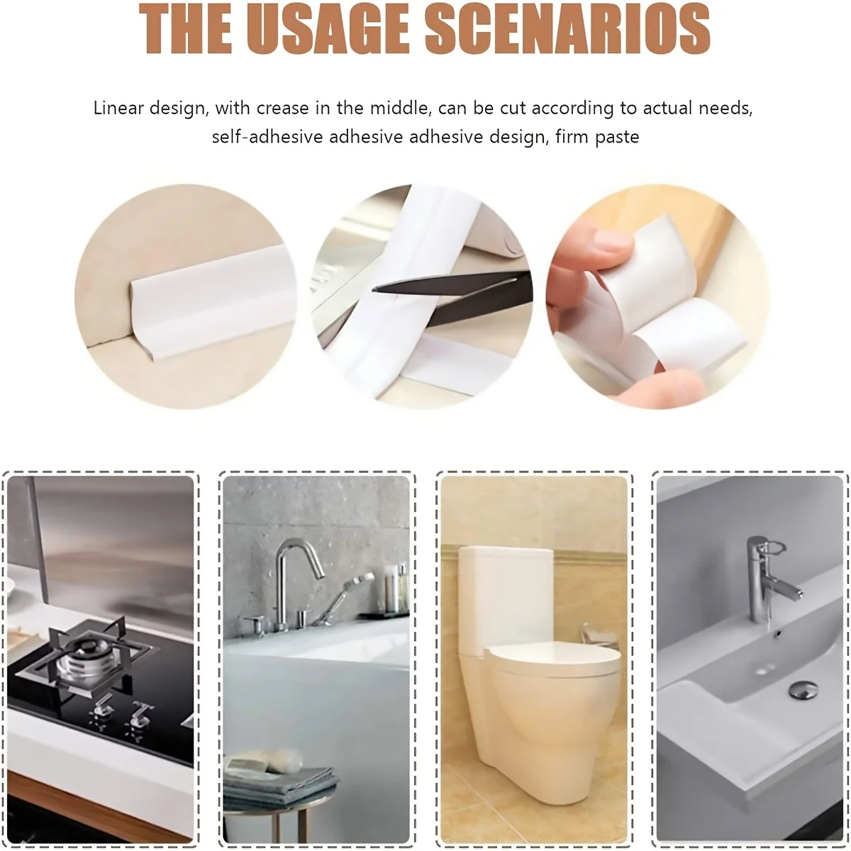 Герметичная самоклеящаяся лента для кухонной столешницы скребок лезвий бритвы