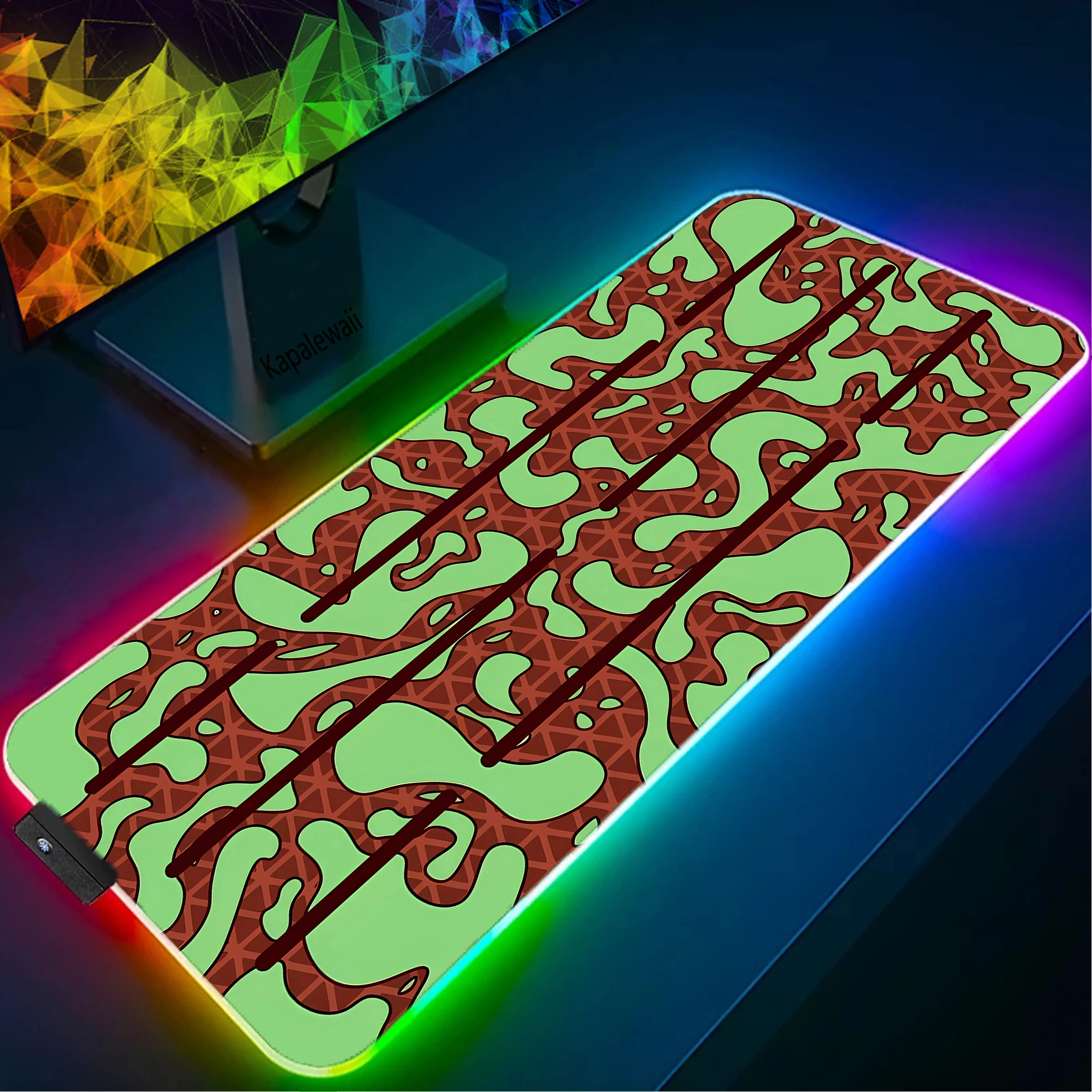 

RGB Gaming Mouse Pad Gamer Mousepad Large Table Mat USB LED Desk Lumious Pads XXL Mause Pad 80x30cm CSGO Keyboard Carpet Mats