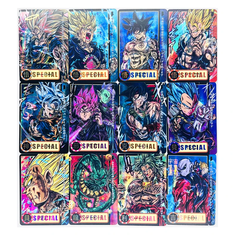 31pcs/set Dragon Ball Z GT ONE PIECE NARUTO PUNCH MAN Super Saiyan Heroes Battle Card Ultra Instinct Game Collection Cards - купить по