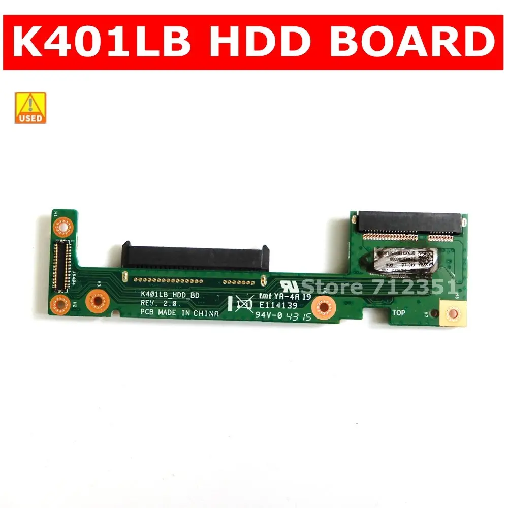 

Б/у K401LB HDD _ плата REV2.0 для ASUS K401 K401L K401U K401UB K401LB HDD плата ОК бесплатная доставка