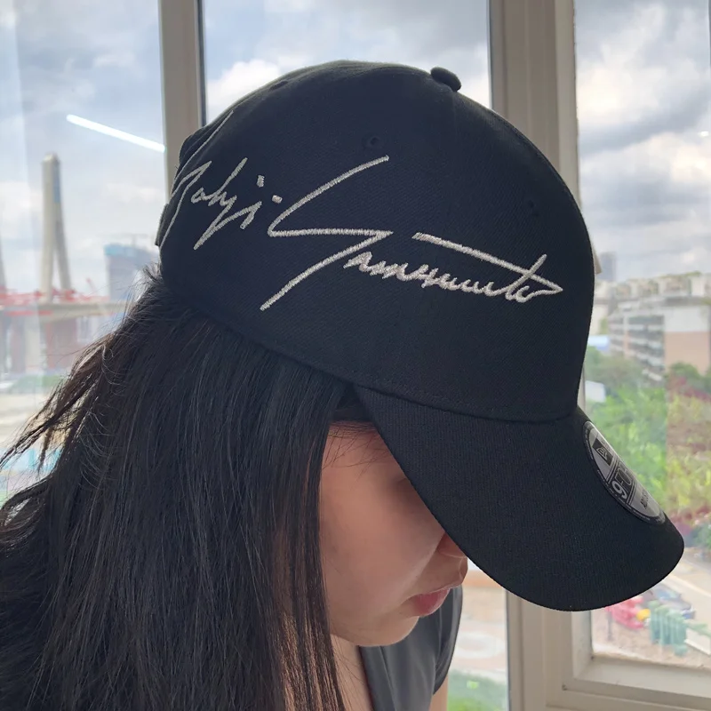 

Yohji Yamamoto Y-3 Co Branded Embroidered LOGO Curved Brim Hat For Men And Women Sun Visor Cap Baseball Cap