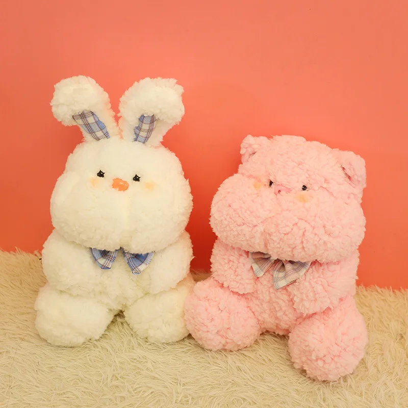 

Soft Plush Animals Toys Stuffed Cartoon Rabbit Bear Frog Pig Tiger Unicorn Plush Doll Home Decorative Baby Gift