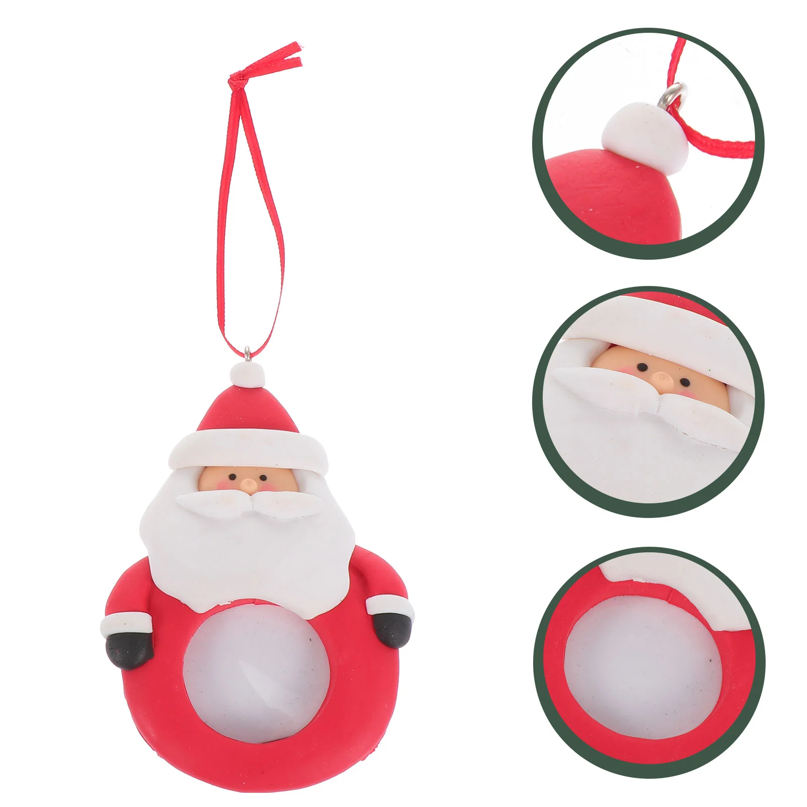 

Christmas Santa Frame Claus Ornaments Snowman Picture Photo Ornament Figure Miniature Model Tree Statue Sculpture Hanging