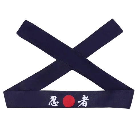 Экологичная хлопковая кухонная японская повязка на голову для карате, ободок для занятий спортом