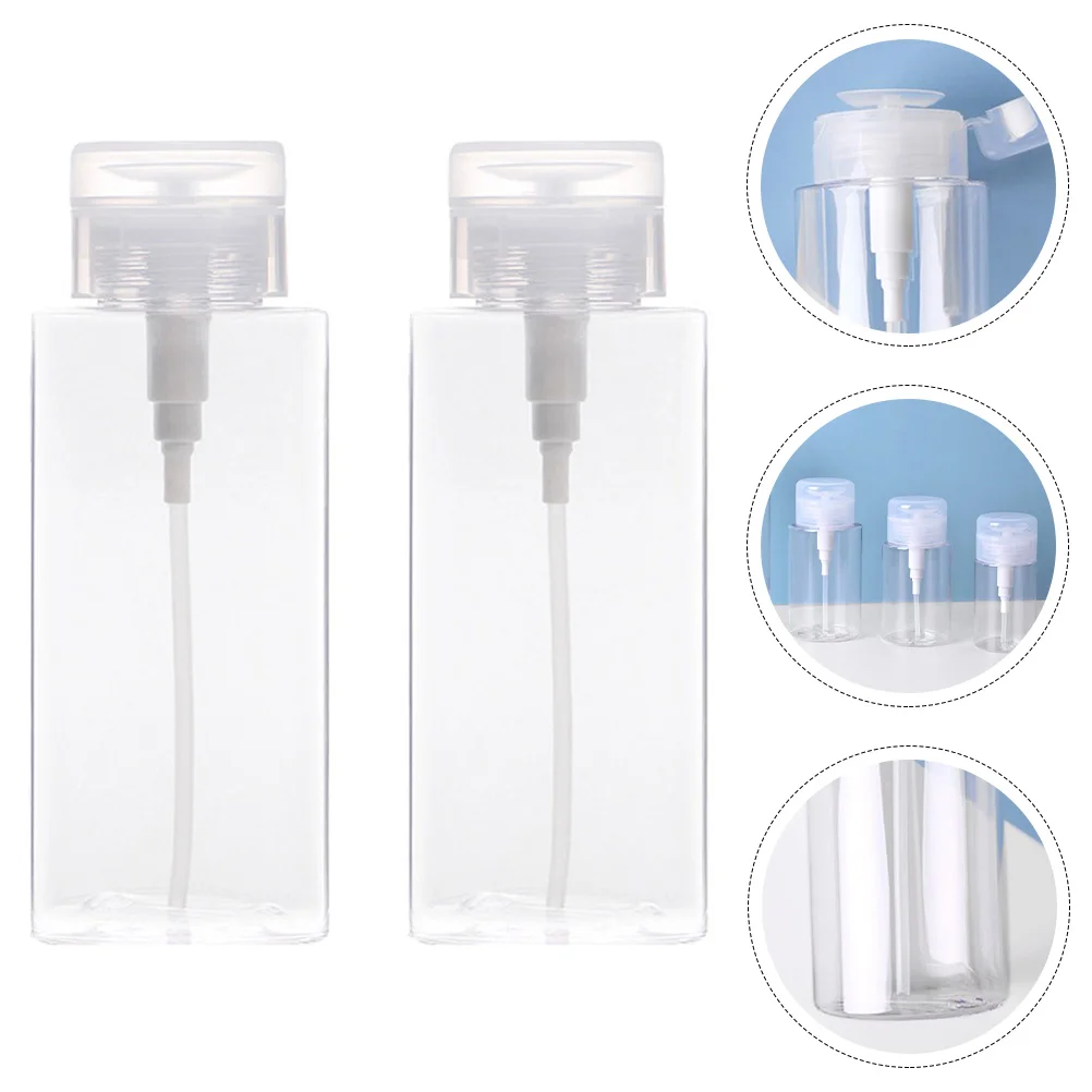 

Dispenser Bottle Remover Pump Nail Polish Makeup Down Push Empty Liquid Press Bottles Container Travel Jar Nails Rubbing Soap