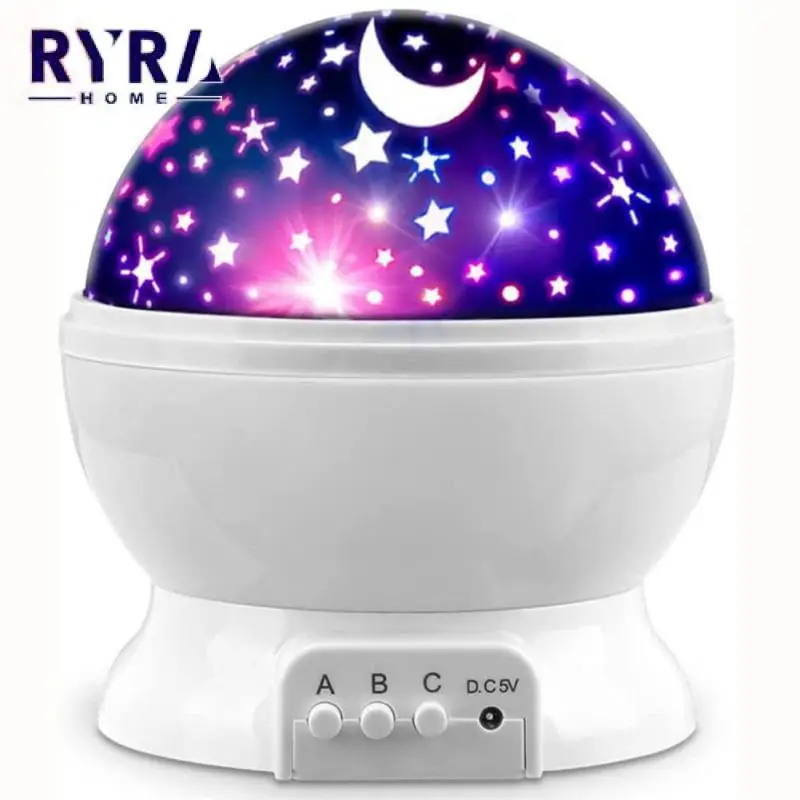 

Галактический проектор, Ночной светильник, звездное небо, вращение на 360 градусов, светодиодный Ночной светильник, Звездный атмосферный све...