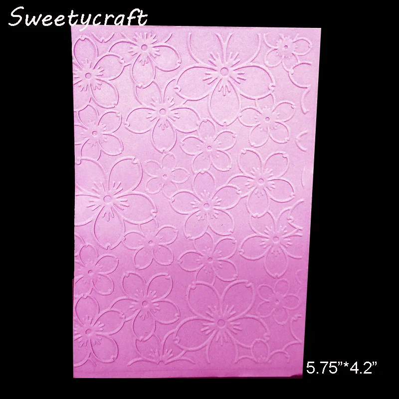 

Flower blossom Textured Embossing Folder scrapbooking Folders for card making paper craft supplies stamps Template New 2019 DIY