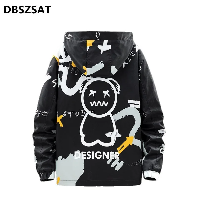 

Мужская хлопковая куртка в стиле милитари, с несколькими карманами, средней длины