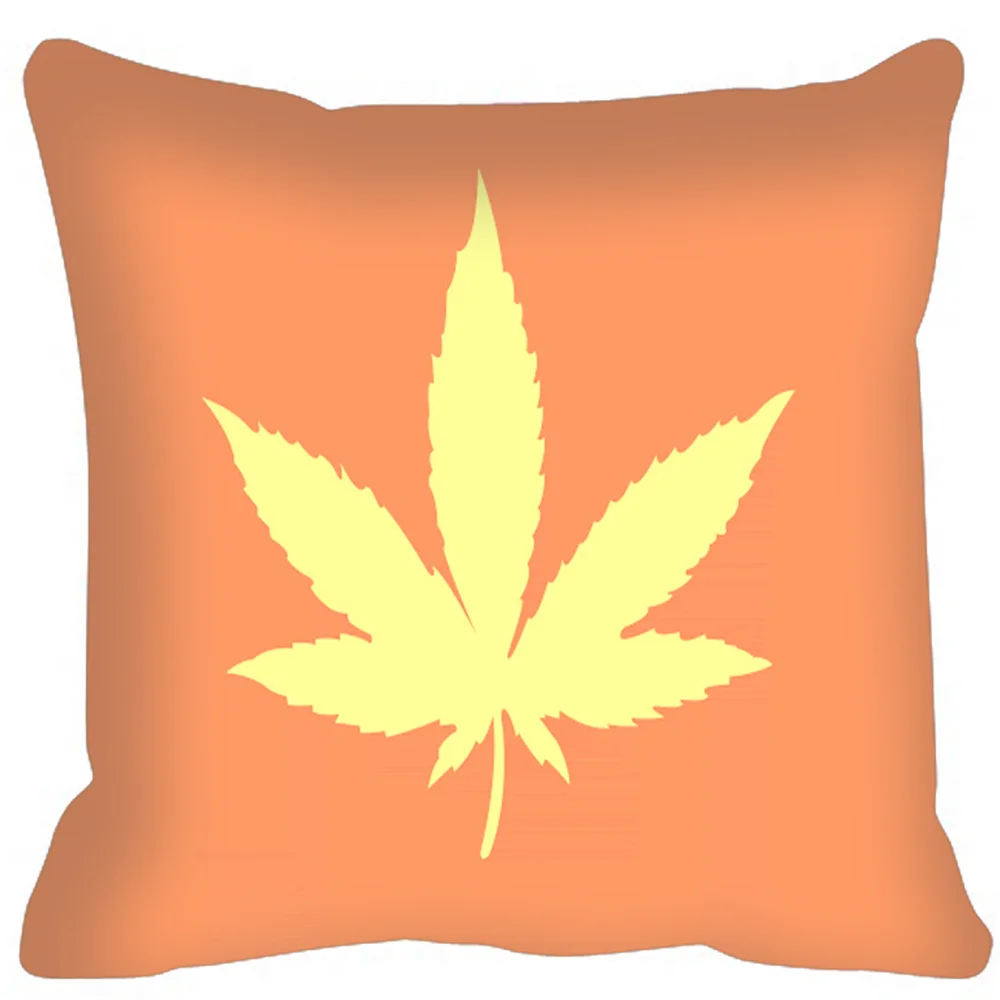 

Домашний декор с узором WeedLeaf, квадратная подушка, наволочка, чехол