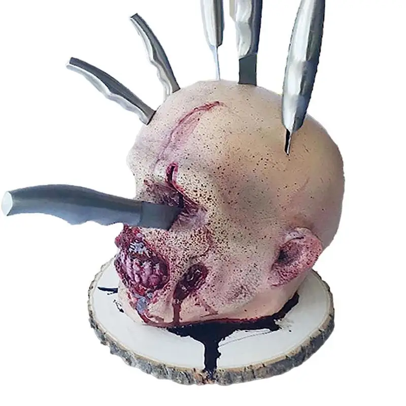 

Страшные кухонные стойки для ножей, режущая головка, искусственная кухонная утварь, стеллаж для коридора, кухонный Органайзер