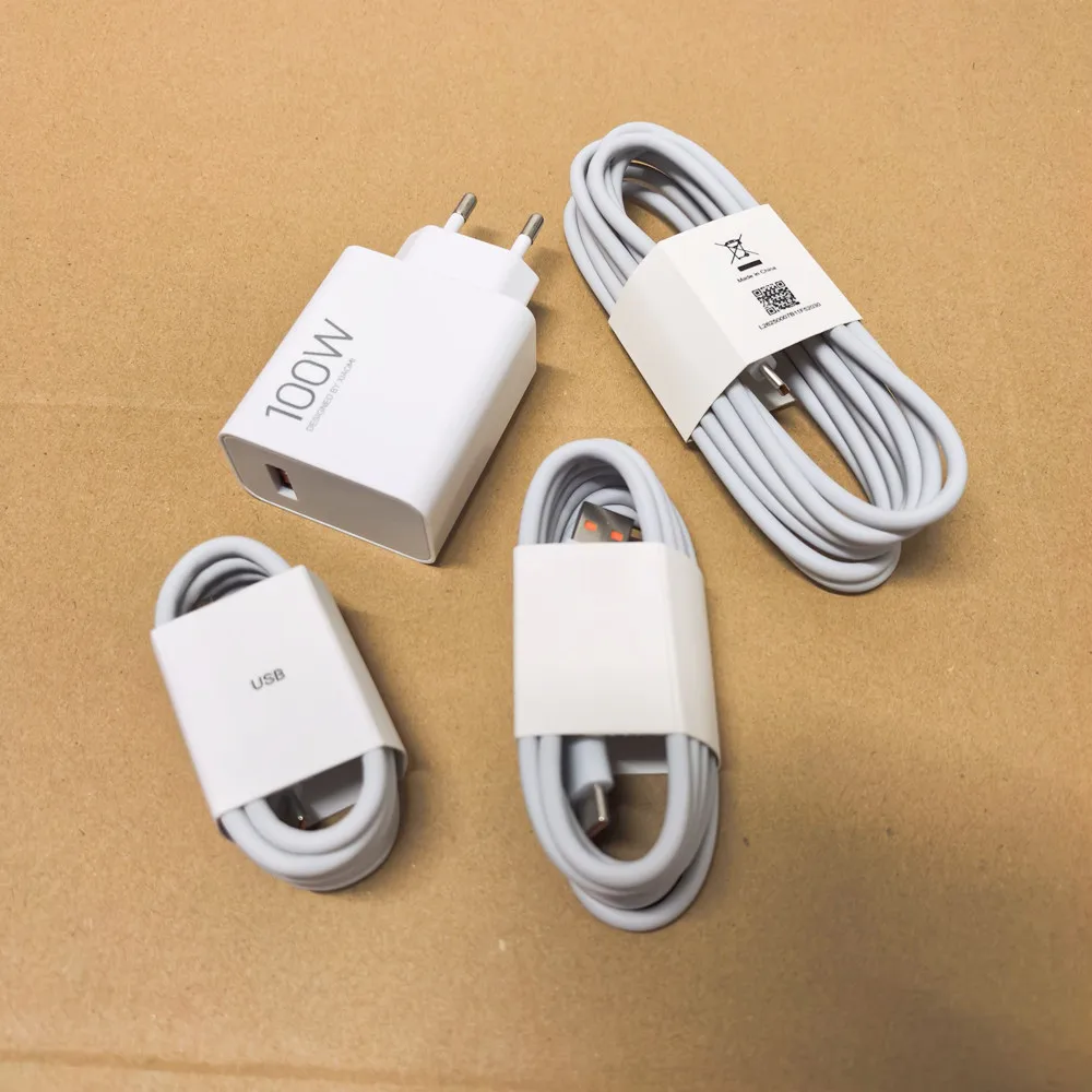 Фото Зарядное устройство Xiaomi Mi 17T 100W EU с быстрой зарядкой Turbo для Mi 15, 17, Redmi K90 Pro MAX, Poco X7, F8 Pro Ultra, кабель Type-C 6A №2