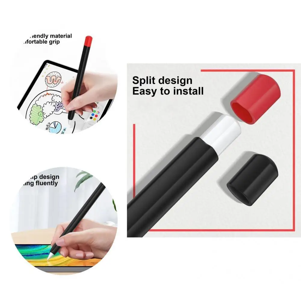 

Silicone Exquisite Stylus Pen Case Skin Flexible Stylus Pen Cover Reusable
