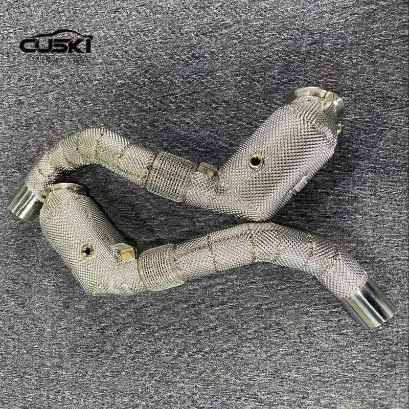 Выхлопная труба для BMW X6 xdrive 50i N63 2014-2018 нержавеющая сталь