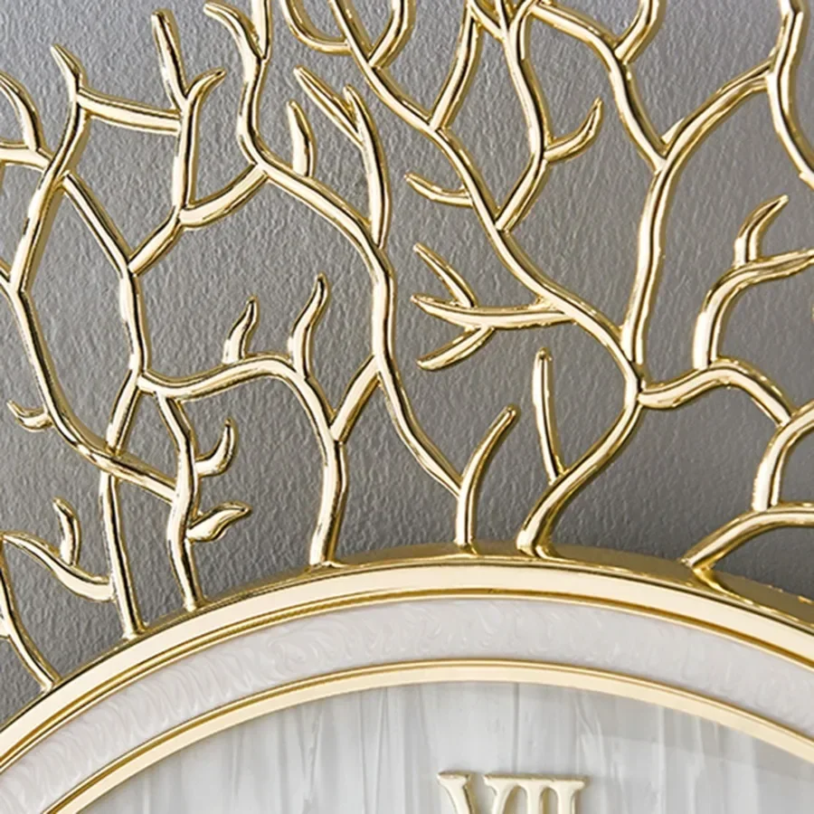 Золотые настенные часы для гостиной элегантные декоративные стильные спальни