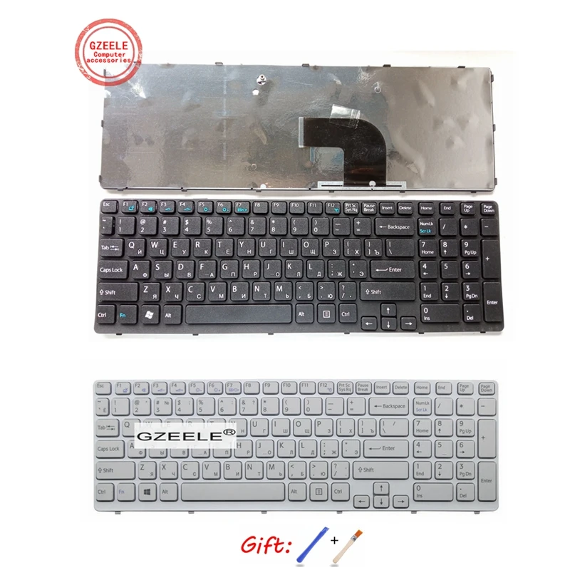 Новинка для SONY VAIO E15 SVE 15 SVE15 SVE151 149032851RU AEHK57002303A MP-11K73SU-920 русская клавиатура с рамкой