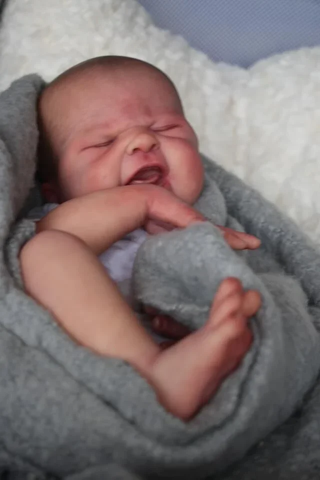 Кукла новорожденный с 3d-рисунком 19 дюймов