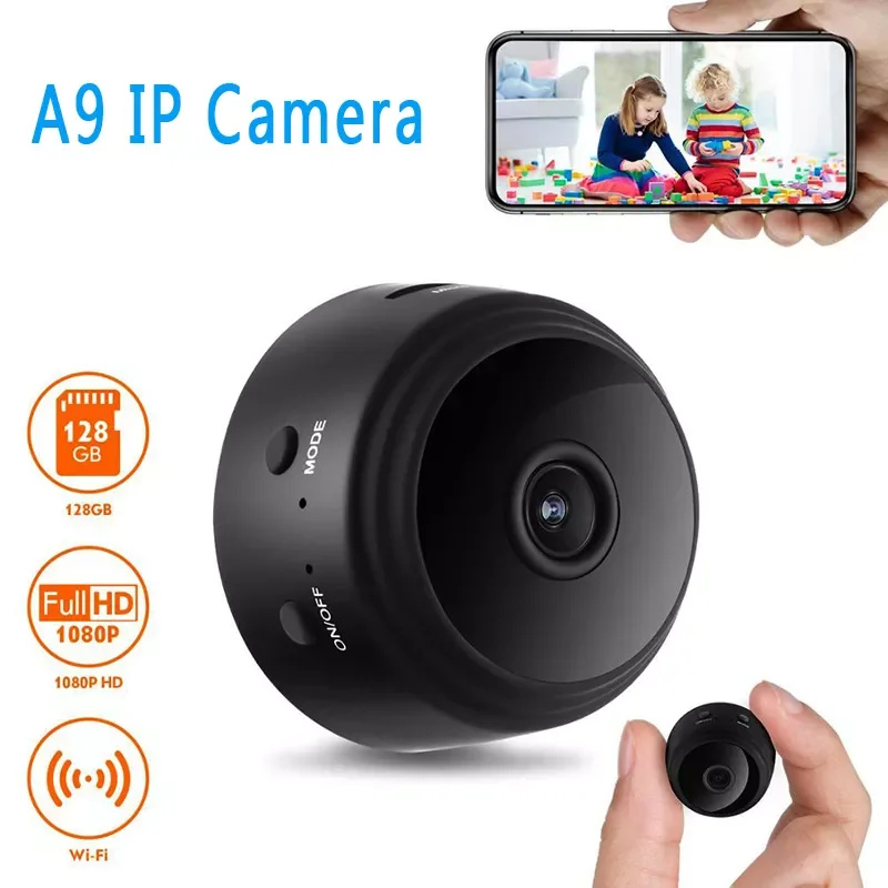 

Surveillance Cameras with WiFi 1080P HD Smart Home Security IP Camera Multifunction USB Camcorder Video Audio Recorder DVR