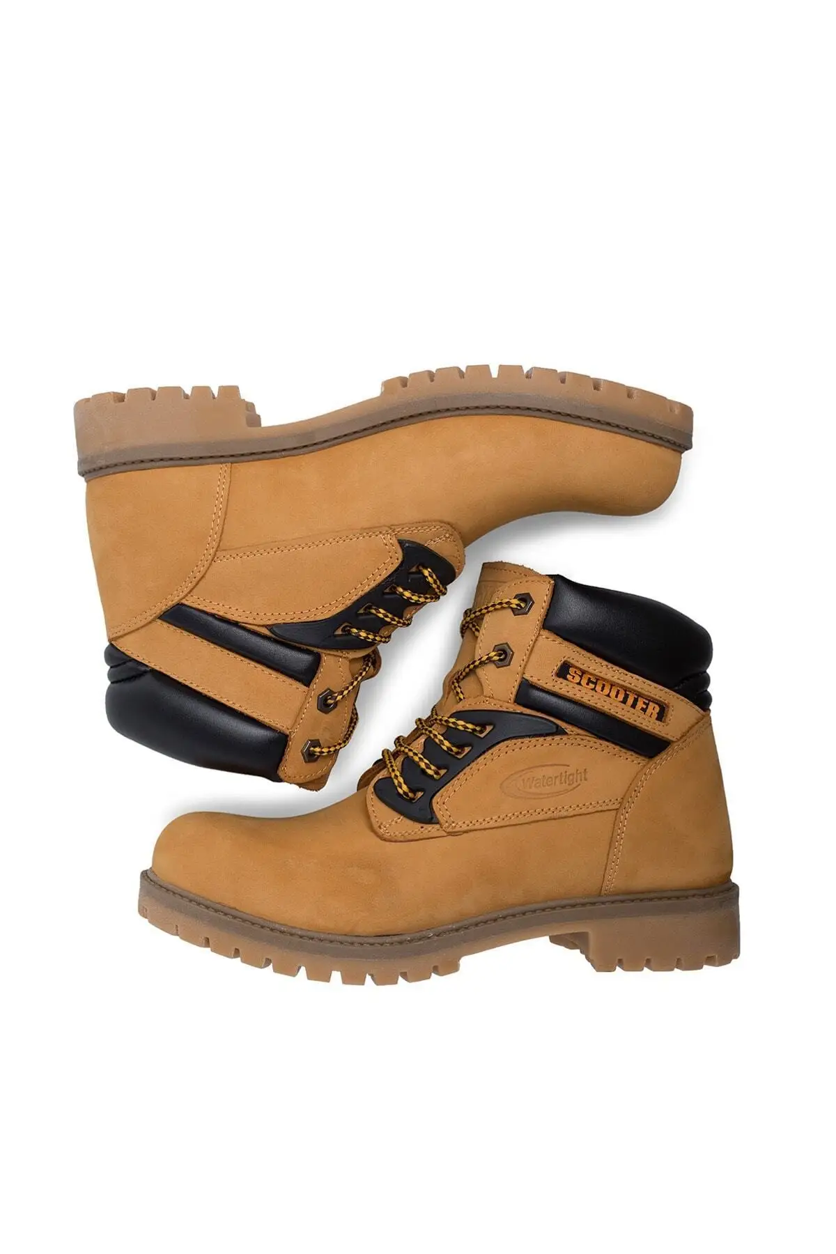 

Waterproof yellow mn Outdoor Casual Shoes Warm Activities Hiking Boots Quality Work Boots