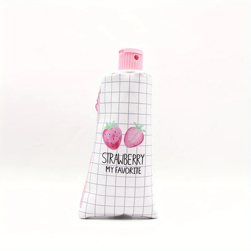 

Розово-белый пенал-зубная паста из полиуретана