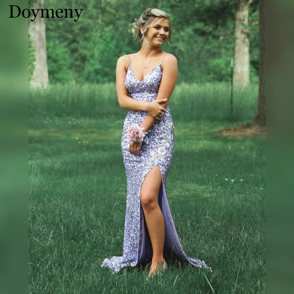 Doymeny вечерние платья с разрезом