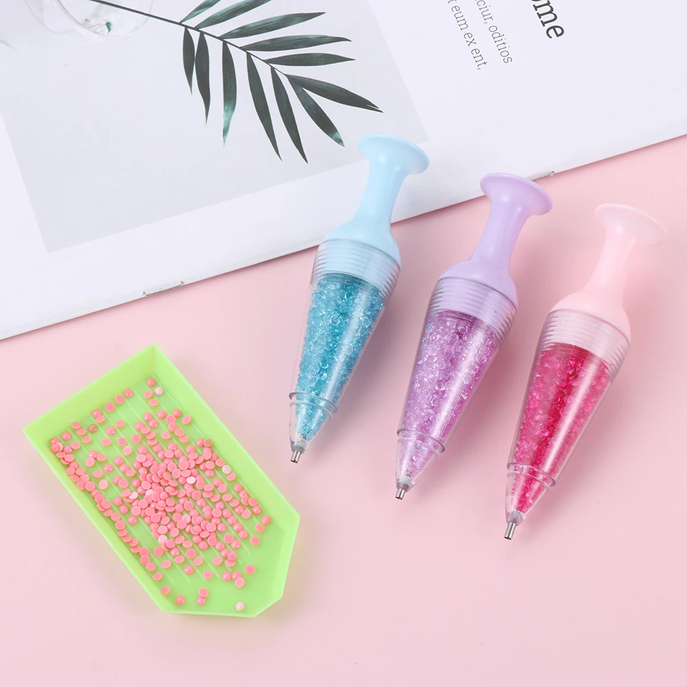 

DIY Diamond Painting Resin Drill Pen 5D Diamond Painting Point Drill Pen Cross Stitch Drawing Embroidery Tool with Diamond