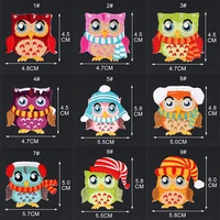 cartoon children patches iron on owl for clothing kids embroidery badges bird patch anime applique sewing stickers on clothes