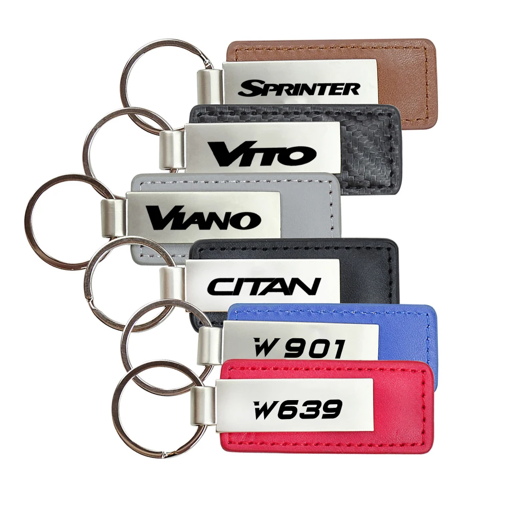 Автомобильный брелок для ключей Mercedes Benz Sprinter W901 Vito W639 Citan VIANO W464 W461 W463 W460 G550 G350 G63 AMG, металлический кожаный брелок для ключей Автомобильный брелок для ключей Mercedes Benz Sprinter W901 Vito W639 Citan VIANO W464 W461 W463 W460 G550 G350 G63 AMG, металлический кожаный брелок для ключей