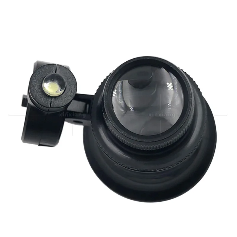 15X 20X Loupe Magnifying With LED Light Glasses Lens for Watchmaker Watch Repairing Tools Eye Magnifier Clock Repair Accessories