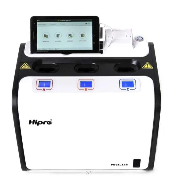 

POCT Fully Automatic immunoassay clinical analytical 3 channels instrument analyzer A3 withr CRP Hs-CRP infection test kits